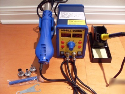 New 2IN1 smd soldering iron - hot air - rework station