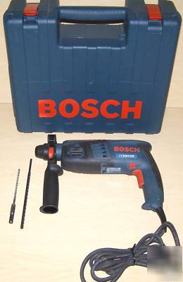 Bosch sds hammer drill #11258VSR kit very good 