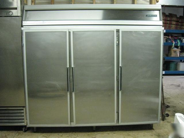 Commercial 3 dr stainless steel reach in freezer skt-74