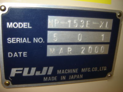 Fuji np 153E-xl pick and place machine np-153E-xl smt 