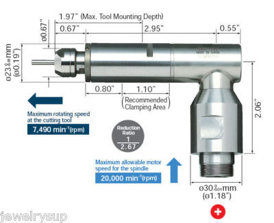 Nsk e 3000 series 90 angle spindle ras-151E