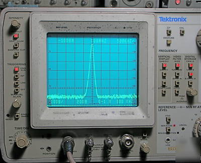 Tektronix 492 spectrum analyzer w/1,2,3 