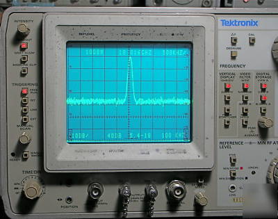 Tektronix 492 spectrum analyzer w/1,2,3 
