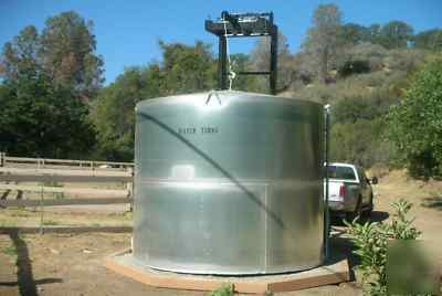 Water tank water well drilling website trailer 