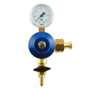 Draft beer CO2 regulator - single gauge - air pressure