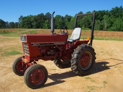 Ih 274, diesel, front and 3 pt lift, pto, 1554 hr, nice