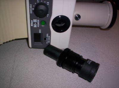 Nikon h-iii camera set for microscope
