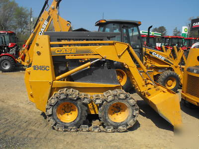 2001 case 1845C skid steer tire machine w/steel tracks