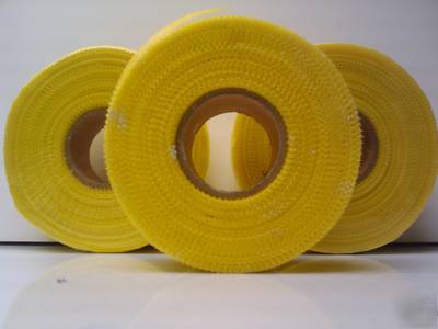 4 rolls of yellow fiberglass tape 
