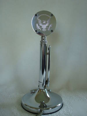 Astatic silver eagle powered microphone