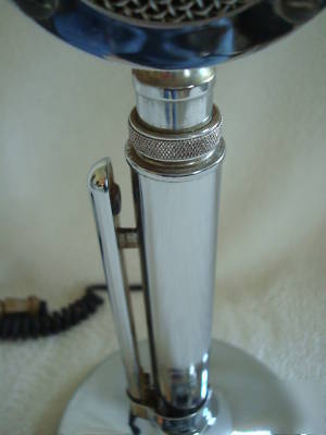 Astatic silver eagle powered microphone