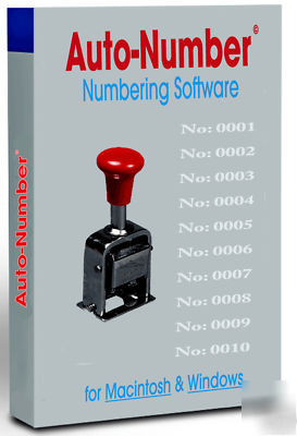 Auto-number pro for windows