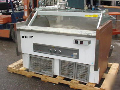 Custom deli case heated display case merchandiser nice