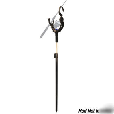 New freestyle fishing pole reel rod holder bank rest