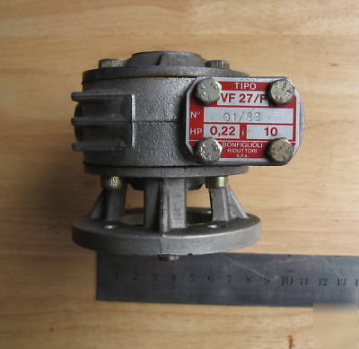 Small 10 - 1 reduction gearbox