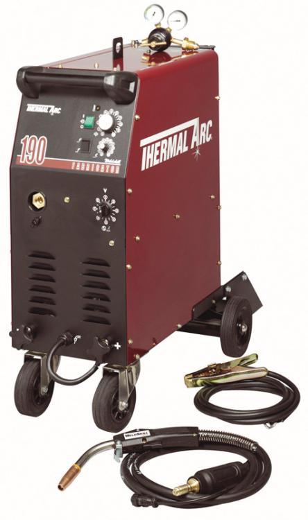 Thermal arc W1001500 fabricator 190 mig welder package