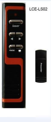 Wireless power point laser presenter with laser pointer