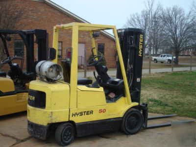 5000LB capacity hyster forklift, S50XM, 2002 model