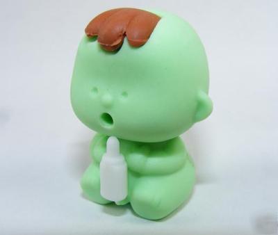 Genuine japanese trc dream baby eraser set of 2, green