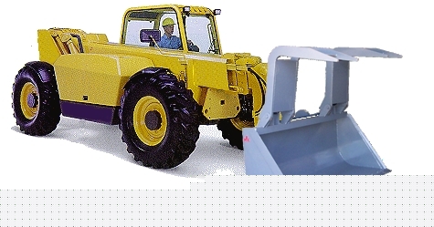 Grapple bucket for telehandlers 96