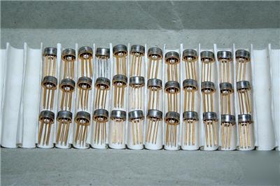 Lot of 36 national semiconductor LM11H/883C transistors