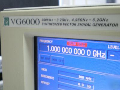 Yokogawa VG6000 synthesized vector signal generator