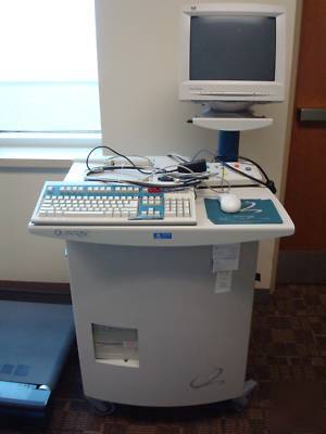 Quinton q-stress test tm-55 treadmill ecg ekg n burdick