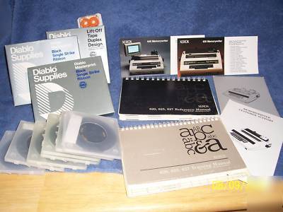 Xerox memorywriter 600 series with lots of extras 
