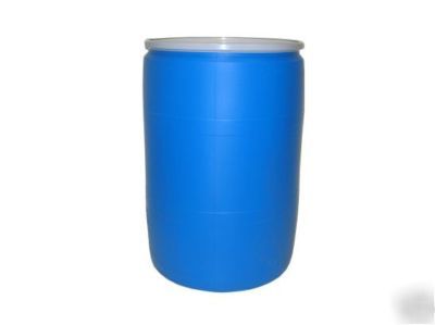 New 55 gallon blue drum - never been used with lid