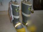 New arff aircraft rescue fire fighting boots sz. 10 med