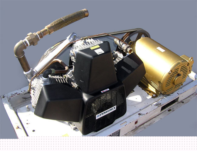 Powerex opt-150 oilless reciprocating air compressor
