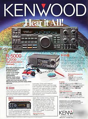 Manuals + documents for the kenwood r-5000 - photocopy