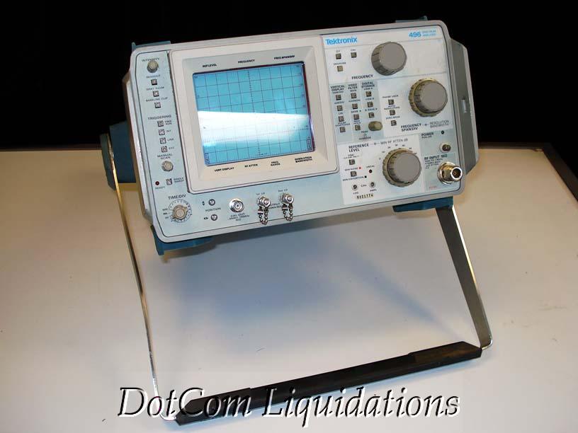 Tektronix 496 tek spectrum analyzer