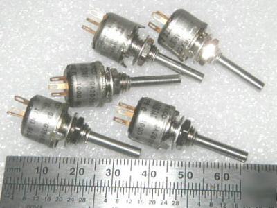 Clarostat 100 ohm 1/2 watt panel pots (5PCS)