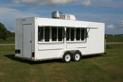 2010 7 x 20 concession trailer / mobile kitchen 