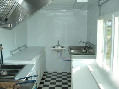 2010 7 x 20 concession trailer / mobile kitchen 