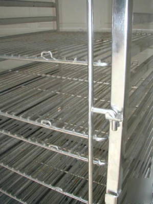 Alto shaam freezer oven roll-in pan cart rack trolley