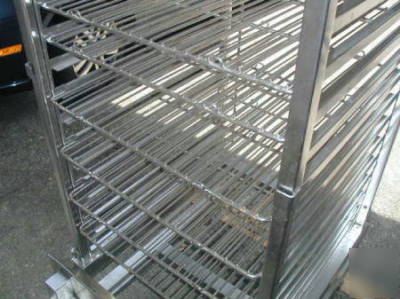 Alto shaam freezer oven roll-in pan cart rack trolley
