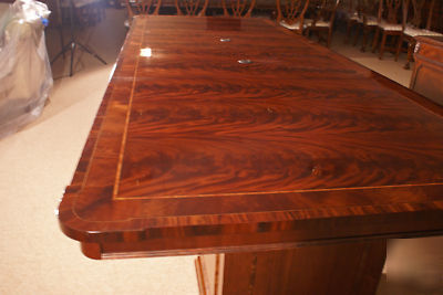 New hickory chair regency mahogany conference table