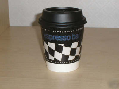 600X12OZ triple wall take away paper coffee cups & lids