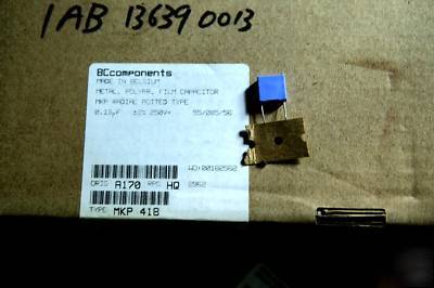 Capacitors rifa bp components belgium mf, mp