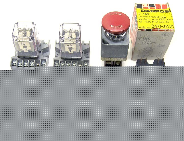Lot 8 relay switch pushbutton contactor contact block