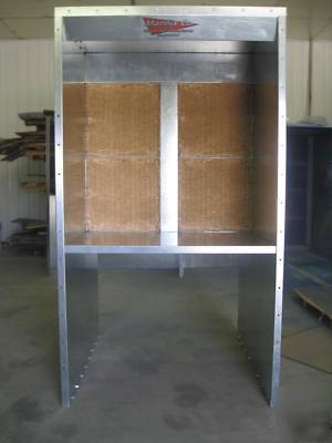 4' wide x 7' tall paint spray booth / bench type