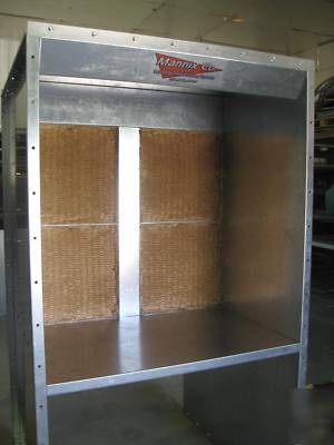 4' wide x 7' tall paint spray booth / bench type