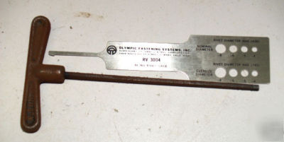 Aircraft tool rivet puller kit olympic allfast rvk 51 