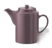 Burgundy tea pot - 16 oz - sid-TST612BU - TST612BU