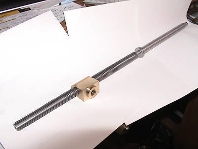 New 13 inch south bend lathe taper crossfeed screw nut