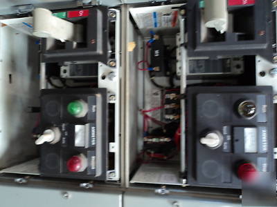 Westinghouse hus 00021-huc motor control center section