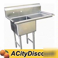 1 compartment sink 24 x 24 w 14