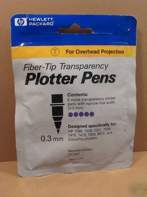 Violet hp fiber-tip paper plotter pens .3MM 17733T